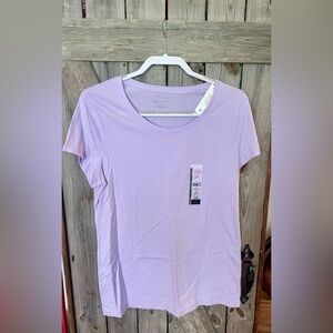 No Boundaries Light Purple Short Sleeve Tee